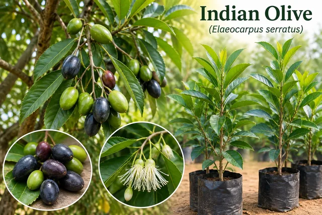 Indian Olive — mature plant reference